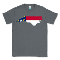 Charcoal Heather flag north carolina tshirt Classic Tee - linhVisuals