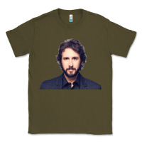 Army Green JOSH GROBAN Classic Tee - linhVisuals
