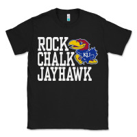 Black rock chalk jayhawk ku tshirt Classic Tee - linhVisuals