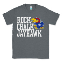 Charcoal Heather rock chalk jayhawk ku tshirt Classic Tee - linhVisuals