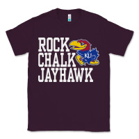 Plum rock chalk jayhawk ku tshirt Classic Tee - linhVisuals
