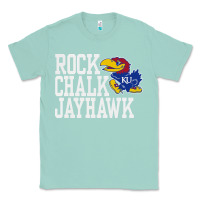 Seafoam rock chalk jayhawk ku tshirt Classic Tee - linhVisuals