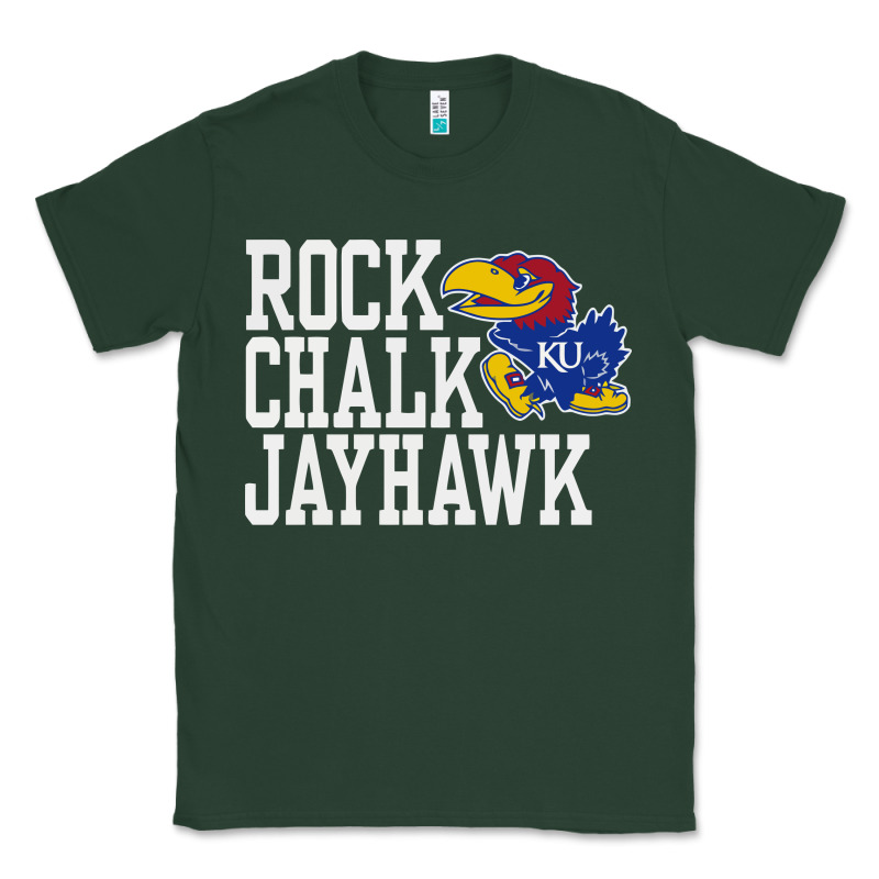 Rock Chalk Jayhawk Ku Tshirt Classic Tee by linhVisuals | Teevron