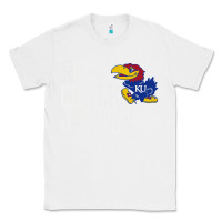 White rock chalk jayhawk ku tshirt Classic Tee - linhVisuals