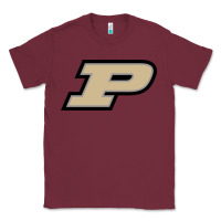 Burgundy Purdue Boilermakers, Gear Classic Tee - linhVisuals