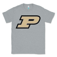 Heather Grey Purdue Boilermakers, Gear Classic Tee - linhVisuals