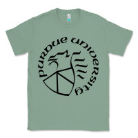 Sage Purdue University seal apparel Classic Tee - linhVisuals
