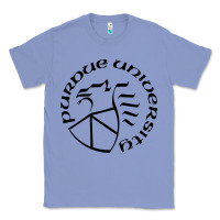 Colony Blue Purdue University seal apparel Classic Tee - linhVisuals