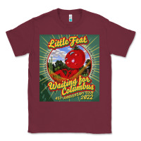 Burgundy waiting for columbus - little feat Classic Tee - linhVisuals