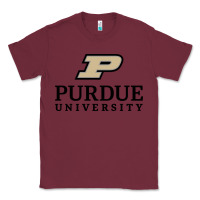 Burgundy Purdue University, Apparel Classic Tee - linhVisuals