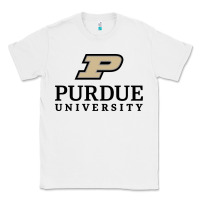 White Purdue University, Apparel Classic Tee - linhVisuals