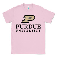 Bubblegum Pink Purdue University, Apparel Classic Tee - linhVisuals