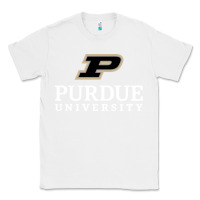 White Purdue University, Apparel Classic Tee - linhVisuals