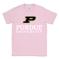 Bubblegum Pink Purdue University, Apparel Classic Tee - linhVisuals