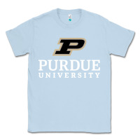 Dusty Blue Purdue University, Apparel Classic Tee - linhVisuals