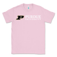 Bubblegum Pink Purdue University, Apparel Classic Tee - linhVisuals