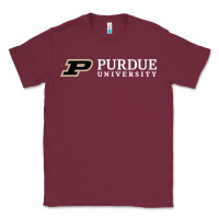 Burgundy Purdue University, Apparel Classic Tee - linhVisuals