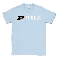 Dusty Blue Purdue University, Apparel Classic Tee - linhVisuals