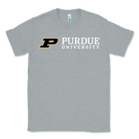 Heather Grey Purdue University, Apparel Classic Tee - linhVisuals