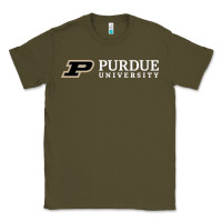 Army Green Purdue University, Apparel Classic Tee - linhVisuals