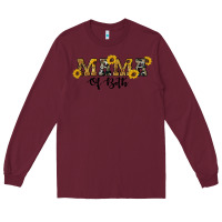 Burgundy western mama of both Long Sleeve Tee - Artiststas