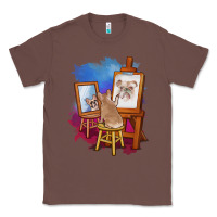Chestnut french bulldog painting bulldog artist art animals graphic long sleeve Classic Tee - linhVisuals