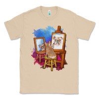 Mushroom french bulldog painting bulldog artist art animals graphic long sleeve Classic Tee - linhVisuals