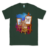 Sports Green french bulldog painting bulldog artist art animals graphic long sleeve Classic Tee - linhVisuals