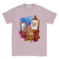 Lilac french bulldog painting bulldog artist art animals graphic long sleeve Classic Tee - linhVisuals