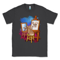 Smoke french bulldog painting bulldog artist art animals graphic long sleeve Classic Tee - linhVisuals