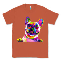 Copper frenchie french bulldog pop art portrait bouledogue t shirt Classic Tee - linhVisuals