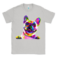 Moon Dust frenchie french bulldog pop art portrait bouledogue t shirt Classic Tee - linhVisuals