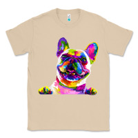 Mushroom frenchie french bulldog pop art portrait bouledogue t shirt Classic Tee - linhVisuals