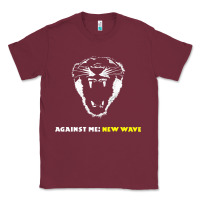 Burgundy Against Me! Classic Tee - linhVisuals