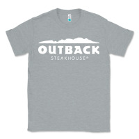 Heather Grey Outback Steakhouse Classic Tee - linhVisuals