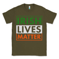 Army Green irish lives matter Classic Tee - linhVisuals