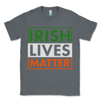 Charcoal Heather irish lives matter Classic Tee - linhVisuals