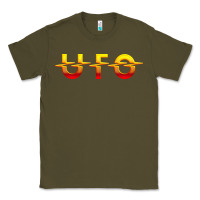 Army Green Ufo Classic Tee - linhVisuals