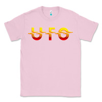 Bubblegum Pink Ufo Classic Tee - linhVisuals
