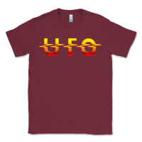 Burgundy Ufo Classic Tee - linhVisuals