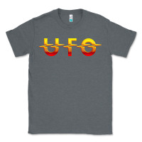 Charcoal Heather Ufo Classic Tee - linhVisuals