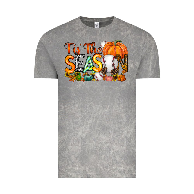 Tis The Season Baseball Vintage Tee by RacoonDesign | Teevron