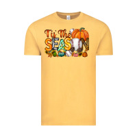 Vintage Mustard tis the season baseball Vintage Tee - RacoonDesign