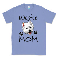 Colony Blue westie mom dog mama west highland terrier dog Classic Tee - linhVisuals