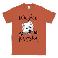 Copper westie mom dog mama west highland terrier dog Classic Tee - linhVisuals