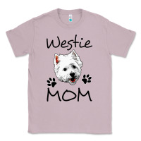 Lilac westie mom dog mama west highland terrier dog Classic Tee - linhVisuals