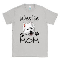 Moon Dust westie mom dog mama west highland terrier dog Classic Tee - linhVisuals