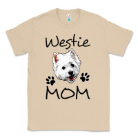 Mushroom westie mom dog mama west highland terrier dog Classic Tee - linhVisuals