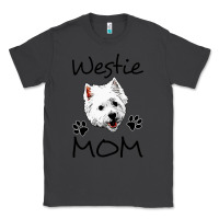 Smoke westie mom dog mama west highland terrier dog Classic Tee - linhVisuals