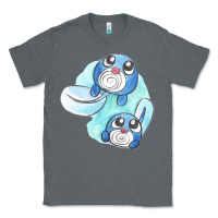 Charcoal Heather poliwag watercolor Classic Tee - linhVisuals